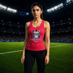 Messi Legendary Ten Argentina Football Ladies Tank Top