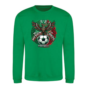 Mexico 2026 Aztec Eagle Football Unisex Sweatshirt
