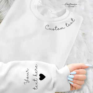 Custom Text Personalised Printed Mother Day Sweatshirt - M1083