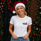 Minimal North Pole Christmas Ladies T-Shirt