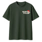 Minimal North Pole Santa Chest Christmas Oversized T-Shirt