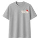 Minimal North Pole Santa Chest Christmas Oversized T-Shirt