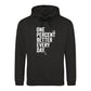 Minimal One Percent Better Every Day Graphic Unisex Hoodie