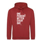 Minimal One Percent Better Every Day Graphic Unisex Hoodie