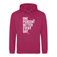 Minimal One Percent Better Every Day Graphic Unisex Hoodie