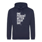Minimal One Percent Better Every Day Graphic Unisex Hoodie