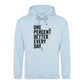 Minimal One Percent Better Every Day Graphic Unisex Hoodie