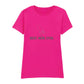 Minimalist Best Mom Ever Mothers Day Printed Ladies Fit T-Shirt