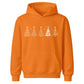 Minimalist Christmas Tree Line Art Christmas Kids Hoodie