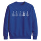 Minimalist Christmas Trees Graphic Unisex Sweatshirt