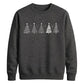 Minimalist Christmas Trees Graphic Unisex Sweatshirt