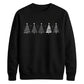 Minimalist Christmas Trees Graphic Unisex Sweatshirt