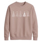 Minimalist Christmas Trees Graphic Unisex Sweatshirt
