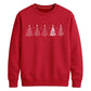 Minimalist Christmas Trees Graphic Unisex Sweatshirt