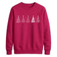 Minimalist Christmas Trees Graphic Unisex Sweatshirt