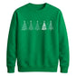 Minimalist Christmas Trees Graphic Unisex Sweatshirt