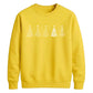 Minimalist Christmas Trees Graphic Unisex Sweatshirt