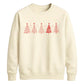 Minimalist Christmas Trees Graphic Unisex Sweatshirt