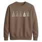Minimalist Christmas Trees Graphic Unisex Sweatshirt