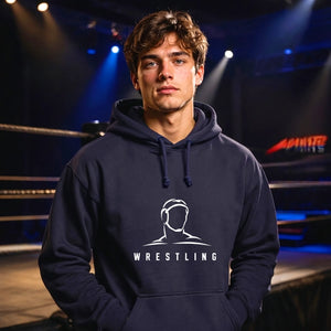 Minimalist Graphic Wrestling Unisex Hoodie