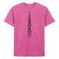 Minimalist Minaret Line Art Eid Printed Unisex T-Shirt
