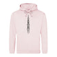 Minimalist Minaret Line Art Eid Printed Unisex Hoodie