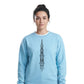 Minimalist Minaret Line Art Eid Printed Unisex Sweatshirt