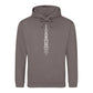 Minimalist Minaret Line Art Eid Printed Unisex Hoodie