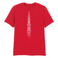 Minimalist Minaret Line Art Eid Printed Unisex T-Shirt