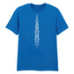Minimalist Minaret Line Art Eid Printed Unisex T-Shirt