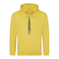 Minimalist Minaret Line Art Eid Printed Unisex Hoodie