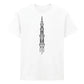 Minimalist Minaret Line Art Eid Printed Unisex T-Shirt