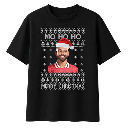 Mo Ho Ho Salah Ugly Knit Christmas Oversized T-Shirt