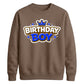 Cool Crown Birthday Boy Happy Birthday Sweatshirt