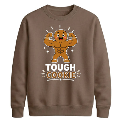 Muscular Tough Cookie Graphic Christmas Unisex Sweatshirt