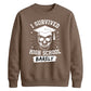 Edgy I Survived High School School Leavers sweatshirt