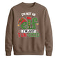 Playful Fun Sized Elf Slogan Christmas Unisex Sweatshirt