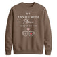 Cozy Favourite Place Next To You For him For her gift sweatshirt
