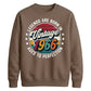 60th Birthday Present Unisex Sweatshirt Vintage 1966 Aged To Perfection
