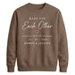 Made For Each Other Personalised For him For her gift sweatshirt
