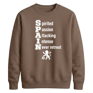 Squad Spain football tournament sweatshirt