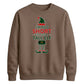 Funny Tall Elf Costume Graphic Christmas Unisex Sweatshirt