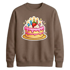 Birthday Gift Sweatshirt | Sweet Strawberry Cake Design for Her