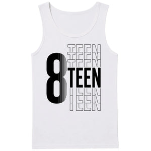 Funny 18th Birthday Men Tank Top New Officially Adultish