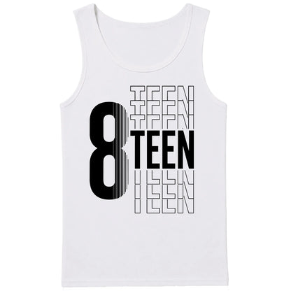Funny 18th Birthday Men Tank Top New Officially Adultish