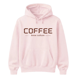 Modern Brew Culture Digital Block Slogan Unisex Hoodie