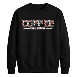 Modern Brew Culture Digital Block Slogan Unisex Sweatshirt