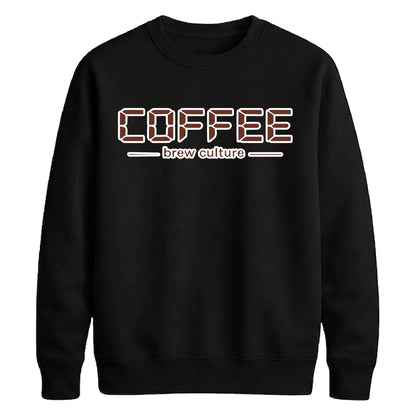 Modern Brew Culture Digital Block Slogan Unisex Sweatshirt