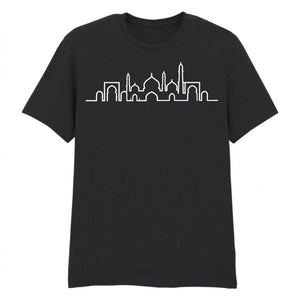 Modern Line-Art Mosque Eid Printed Unisex T-Shirt
