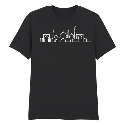 Modern Line-Art Mosque Eid Printed Unisex T-Shirt
